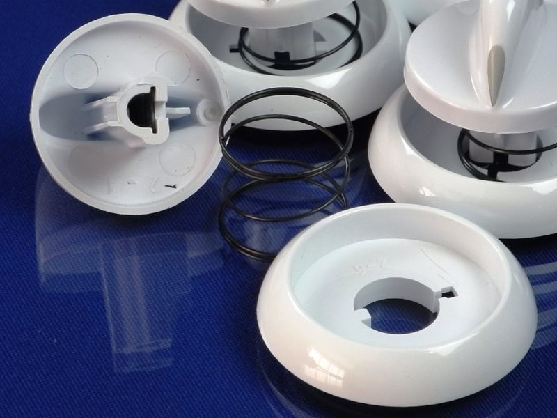 White control knob (set of 5) for Gefest stoves