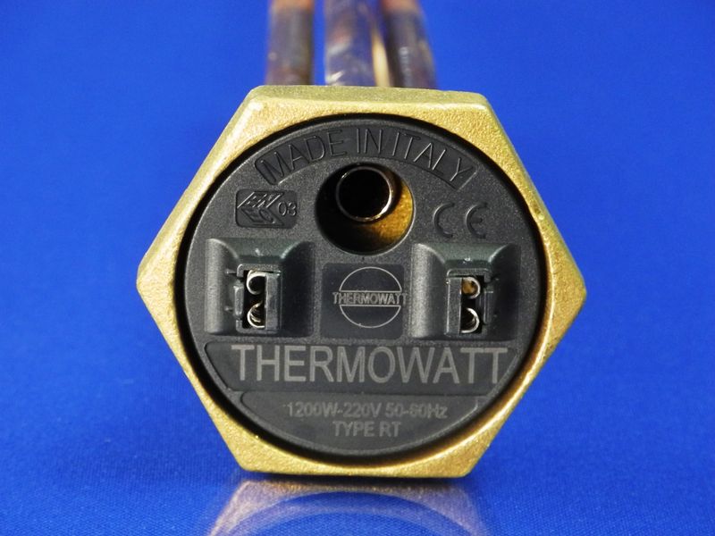 Зображення Тен бойлера Ariston 1200 W. різьба 5/4" з портом анода 6 мм. (Thermowatt) 1200 5/4, зовнішній вигляд та деталі продукту