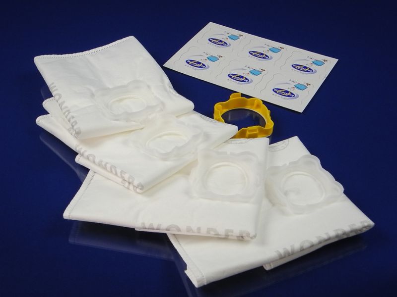 Изображение Комплект одноразовых мешков Wonderbag Endura для пылесоса Rowenta / Moulinex (WB484740) WB484740, внешний вид и детали продукта