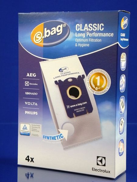 Изображение Набор мешков микроволокно E201B S-BAG для Zanussi-Electrolux-AEG (9002560598) (9001684589) 9002560598, внешний вид и детали продукта