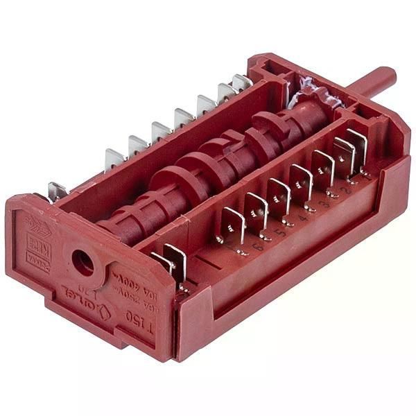 Изображение Переключатель режимов духовки Zanussi T150 8 позиций (3570598015) 3570598015, внешний вид и детали продукта