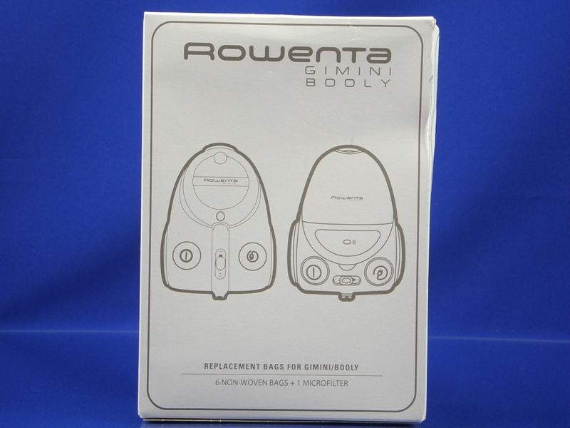 Изображение Набор мешков из микроволокна для пылесоса Rowenta Gimini (ZR001701) ZR001701, внешний вид и детали продукта
