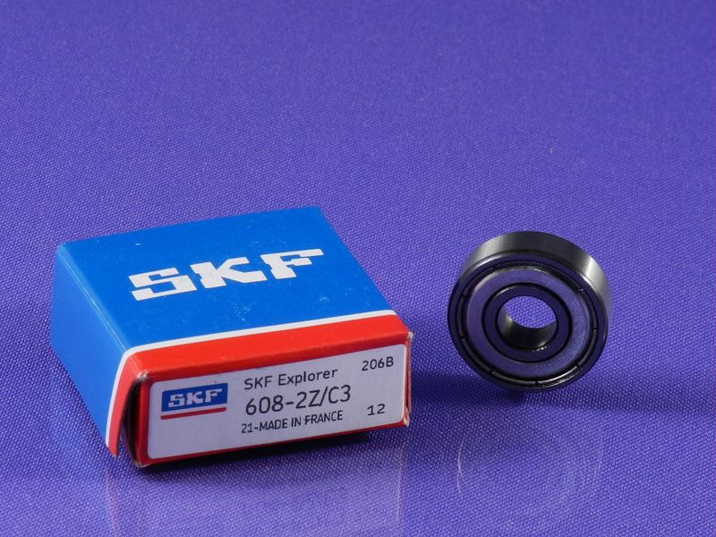Зображення Підшипник SKF 608-2Z/C3 (France) 608F, зовнішній вигляд та деталі продукту