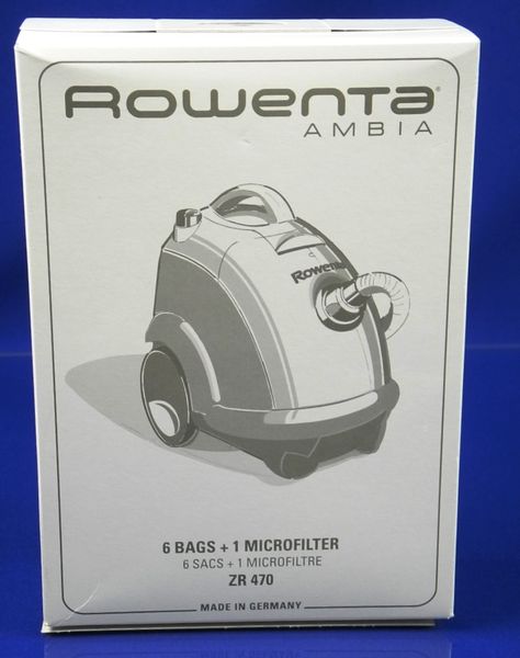 Зображення Набір мішків пилозбірників для пилососа Rowenta Ambia (ZR470) ZR470, зовнішній вигляд та деталі продукту
