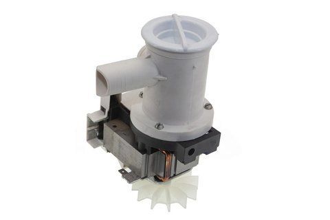 Насос сливной для стиральной Bosch, Siemens Plaset 7411/51120 90 Вт, 3 самореза, раздельные клеммы (63BY010), OEM &mdash; фото 1