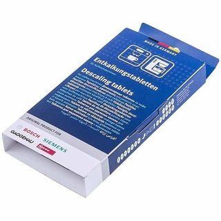 Таблетки для удаления накипи для кофемашин Siemens 80002 (3 шт. x 36 г) (00312530) &mdash; фото 1