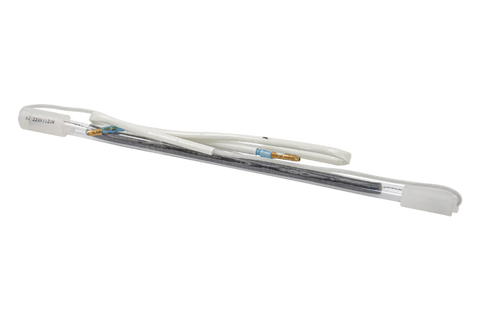 Зображення ТЕН розморожування для холодильника скляний, 11", 120 Вт T3X9M4, зовнішній вигляд та деталі продукту