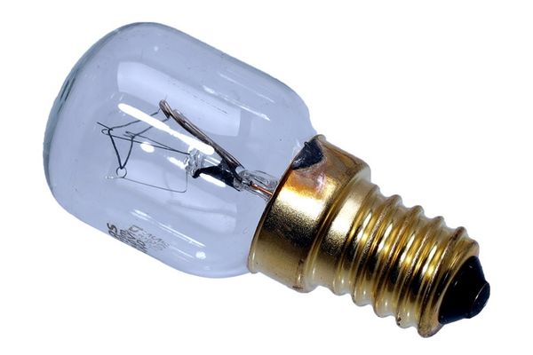 Зображення Лампочка для духовки універсальна Philips 10019066, E14, 25*56 мм, 25 Вт 300°С 10019066, зовнішній вигляд та деталі продукту