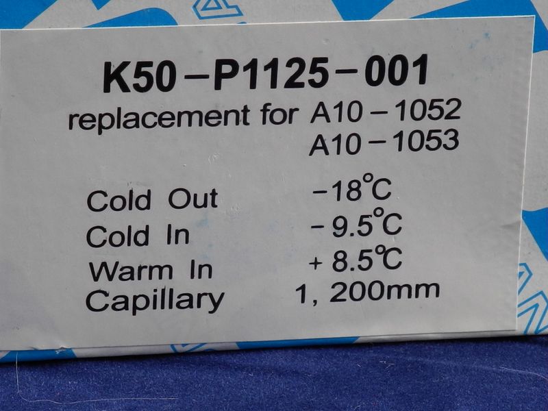 Зображення Терморегулятор K50-P1125-0011 (1200 мм.) K50-P1125-0011, зовнішній вигляд та деталі продукту