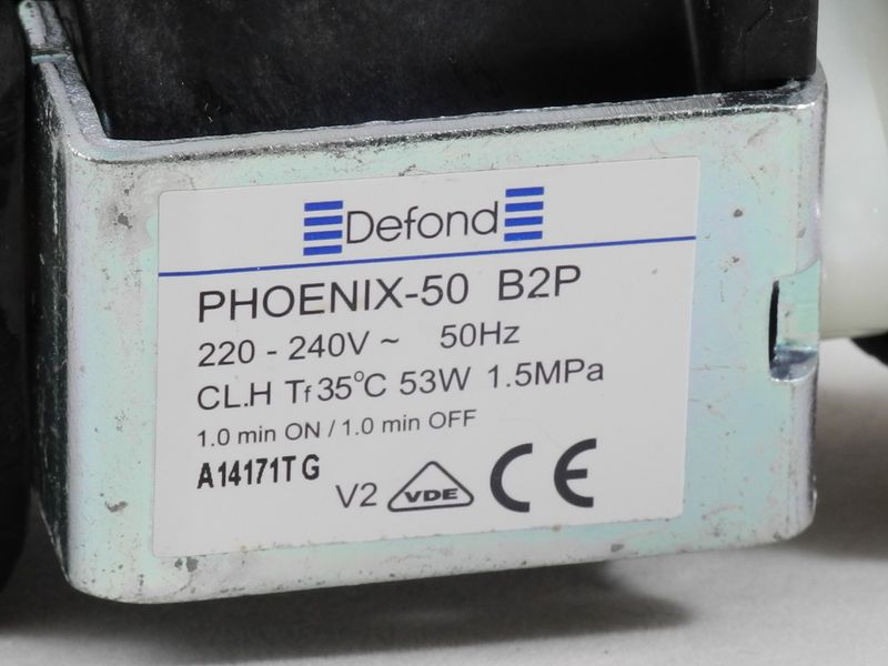 Зображення Помпа (насос) для кавоварки Krups 53W Defond Phoenix-50 Type B2P (MS-622562) MS-622562, зовнішній вигляд та деталі продукту