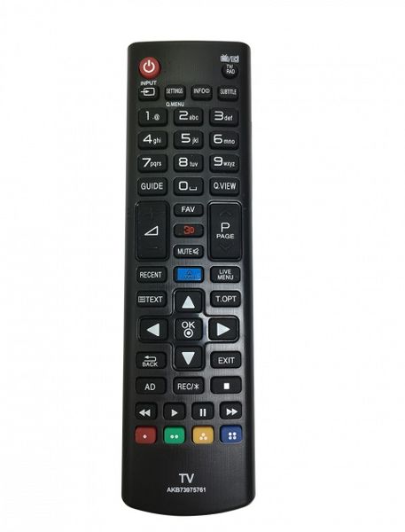 Зображення Пульт для телевізора LG (AKB73975729) AKB73975729, зовнішній вигляд та деталі продукту