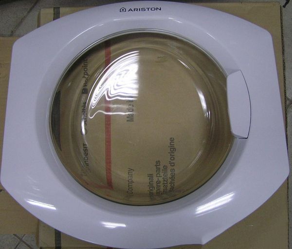 Зображення Люк для пральної машини Indesit Ariston в зборі EVOII PW WD 150 (482000028903) (C00116553) C00116553, зовнішній вигляд та деталі продукту