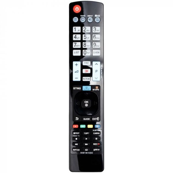 Зображення Пульт для телевізора LG (AKB73615303) AKB73615303, зовнішній вигляд та деталі продукту