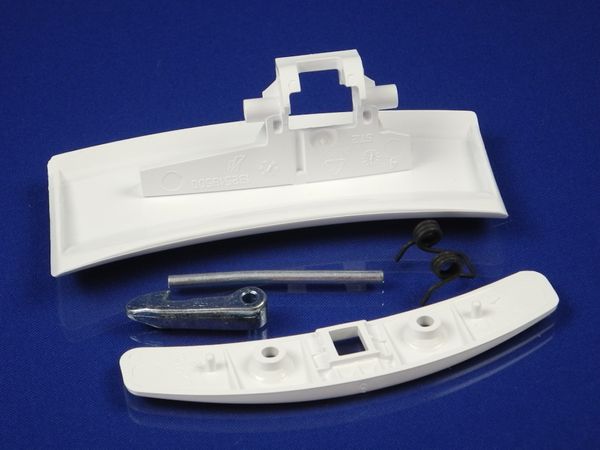 Зображення Ручки люка пральної машини Zanussi-Electrolux-AEG біла (50292022006) 50292022006, зовнішній вигляд та деталі продукту