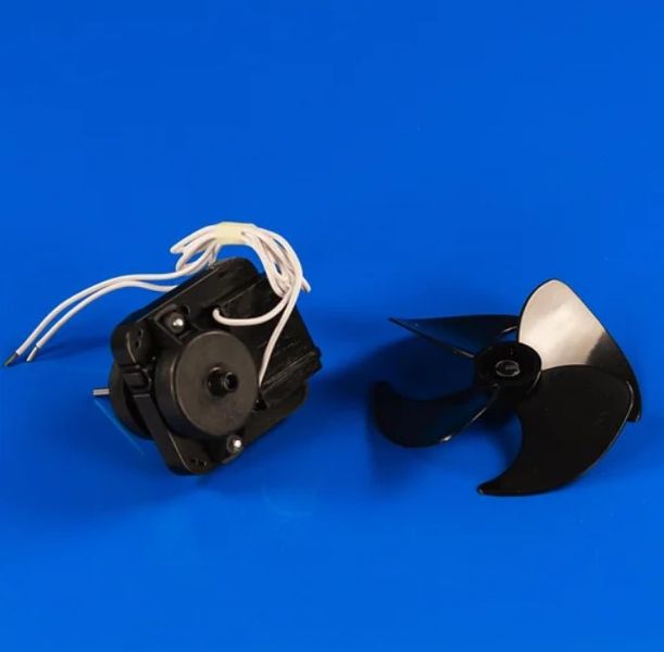 Изображение Двигатель вентилятора с крыльчаткой для WHIRLPOOL No-Frost (481936170011), (C00378061) 378061, внешний вид и детали продукта