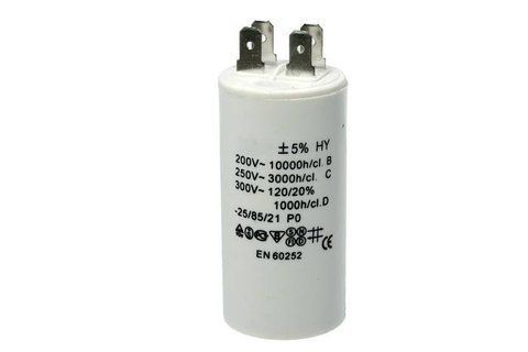Зображення Конденсатор пусковий CBB60 35 мкФ 250 V з клемами (078) 078-1, зовнішній вигляд та деталі продукту