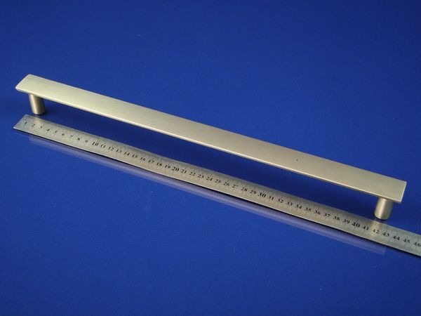 Изображение Ручка для духовки плиты Liberton, HILTON металлик L=440 мм. HILTON_440, внешний вид и детали продукта