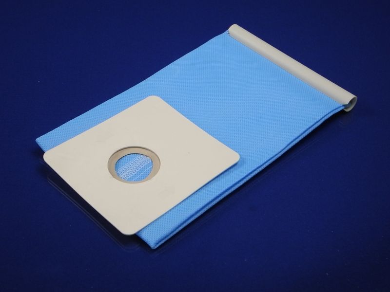 Зображення Універсальний багаторазовий мішок для пилососів (синій) УБМ-1, зовнішній вигляд та деталі продукту