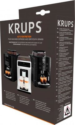 Зображення Набір для чищення кавомашини F088 Claris+ XS3000+ F054 Krups (XS530010) XS530010, зовнішній вигляд та деталі продукту