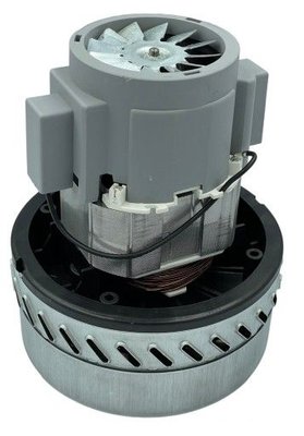 Зображення Двигун (мотор) (1200W H=176 мм двостадійний сірий) для миючого пилососу Ametek (6110930141) 6110930141, зовнішній вигляд та деталі продукту
