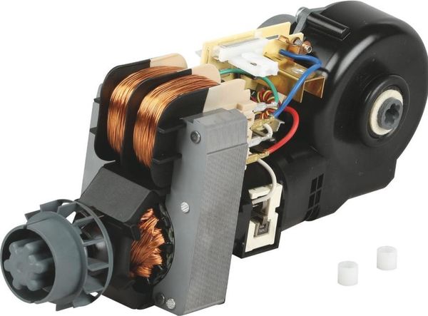 Изображение Двигатель (мотор) для кухонного комбайна Bosch, Siemens (00654005) 00654005, внешний вид и детали продукта