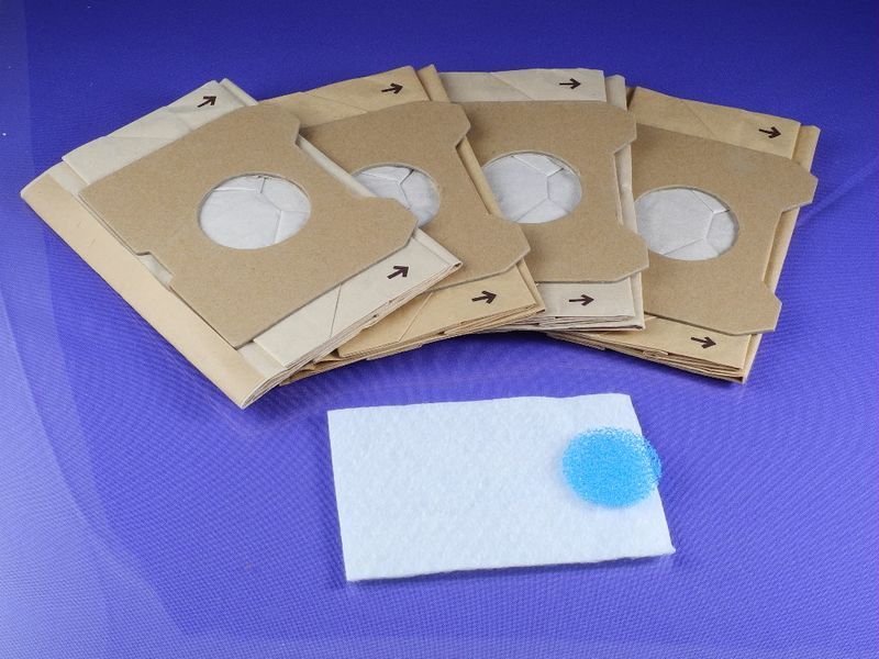 Paper bag set + motor filter + exhaust filter for Philips HR6947 vacuum cleaner (482201570058)