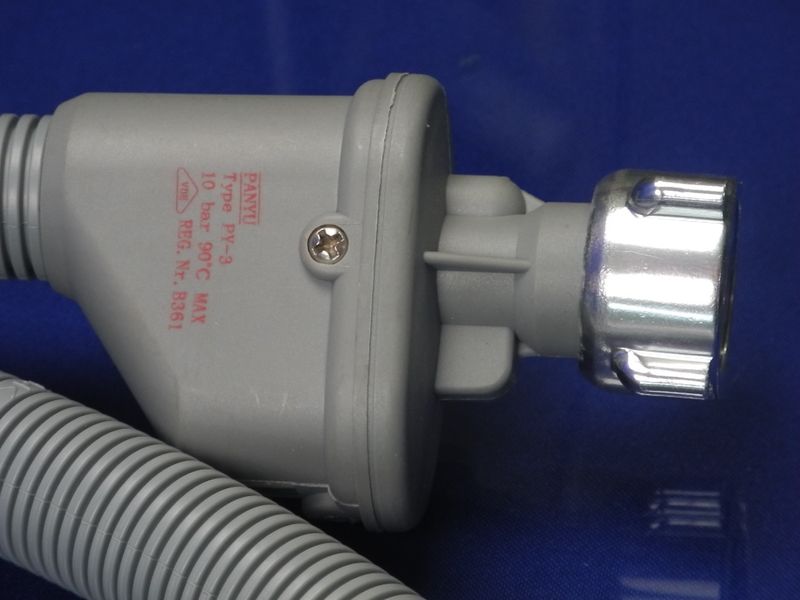 Изображение Заливной шланг с механичеким аквастопом для стиральной машинки Hansa (8018097) 8018097, внешний вид и детали продукта