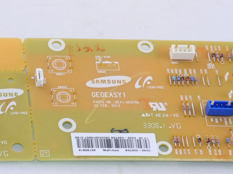 Зображення Модуль (плата керування) Samsung (DE92-02875B) (DE41-00379A) DE92-02875B, зовнішній вигляд та деталі продукту