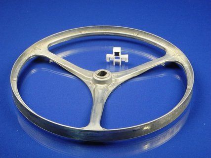 Зображення Шків пральної машини Whirlpool c прискорювачем (C00332382), (481252888111), (46197300679) 481252888111, зовнішній вигляд та деталі продукту
