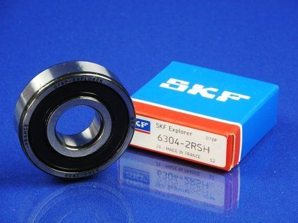 Зображення Підшипник SKF 6304 2RS (20x52x15) (France) 6304 F RS, зовнішній вигляд та деталі продукту