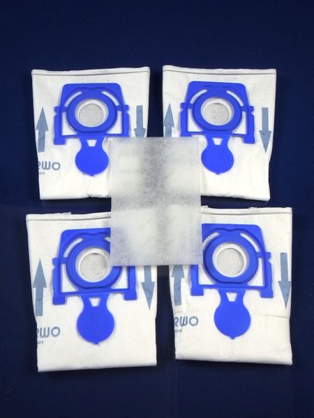 Зображення Мішки для пилососа Zelmer сині + HEPA фільтр (49.4000) 49.4000-1, зовнішній вигляд та деталі продукту