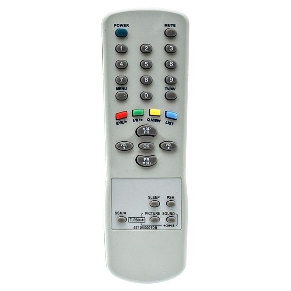Изображение Пульт для телевизора LG (6710V00070B) 6710V00070B, внешний вид и детали продукта