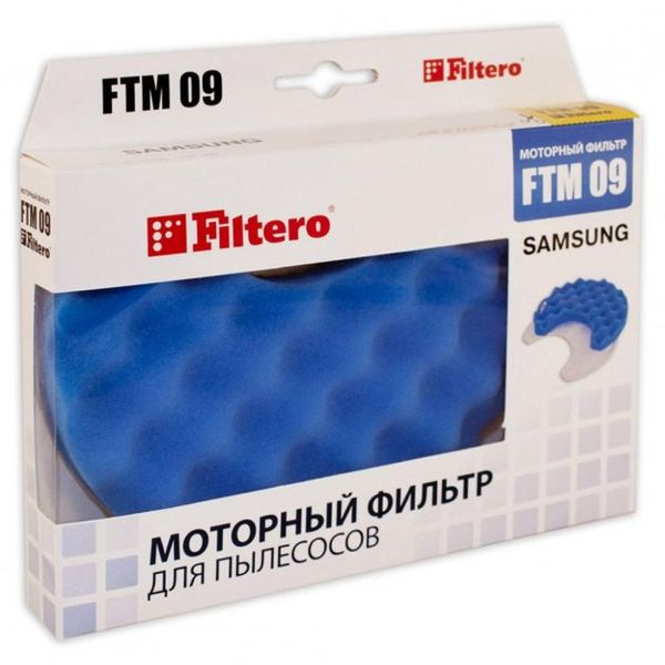 Зображення Фільтр мотора для пилососа Samsung серії SC87, SC91, SC95 FILTERO (FTM 09) FTM 09, зовнішній вигляд та деталі продукту