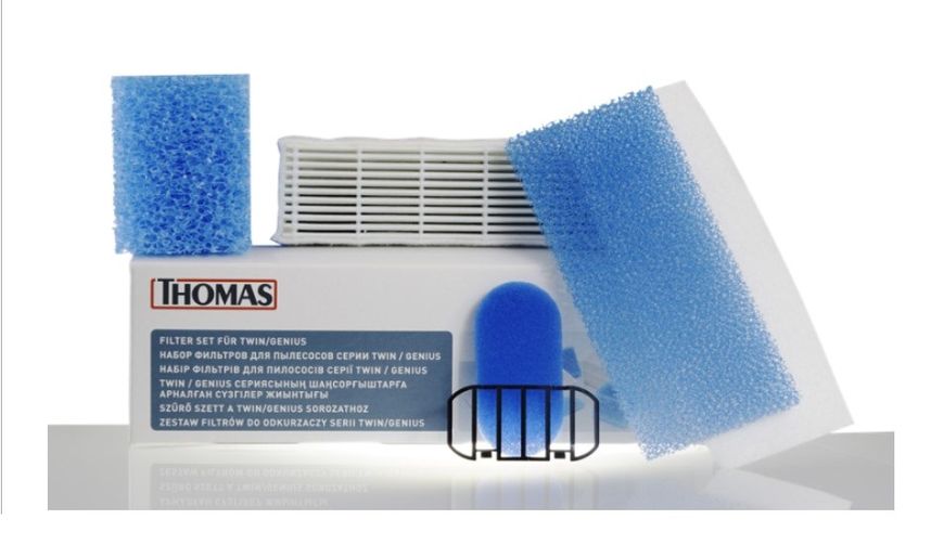 Изображение Набор фильтров для моющего пылесоса Thomas TWIN/GENIUS/Hygiene ORIGINAL (787203) 787203, внешний вид и детали продукта