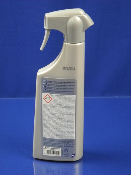 Зображення Спрей очищувач і дезодоратор для кондиціонера 500 мл WPRO (C00470747) (484000008642) 470747, зовнішній вигляд та деталі продукту