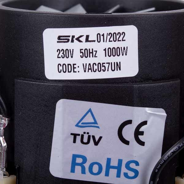 Изображение Двигатель для моющего пылесоса SKL (VAC057UN) VAC057UN, внешний вид и детали продукта
