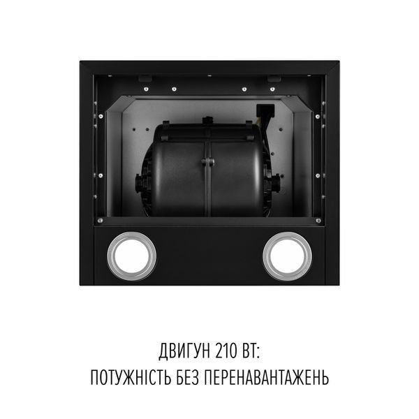 Витяжка пристінна PERFELLI PRIMO 36PEB NERO &mdash; фото 7