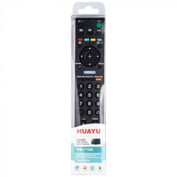 Зображення Пульт для телевізора HUAYU (RM-715A) RM-715A, зовнішній вигляд та деталі продукту