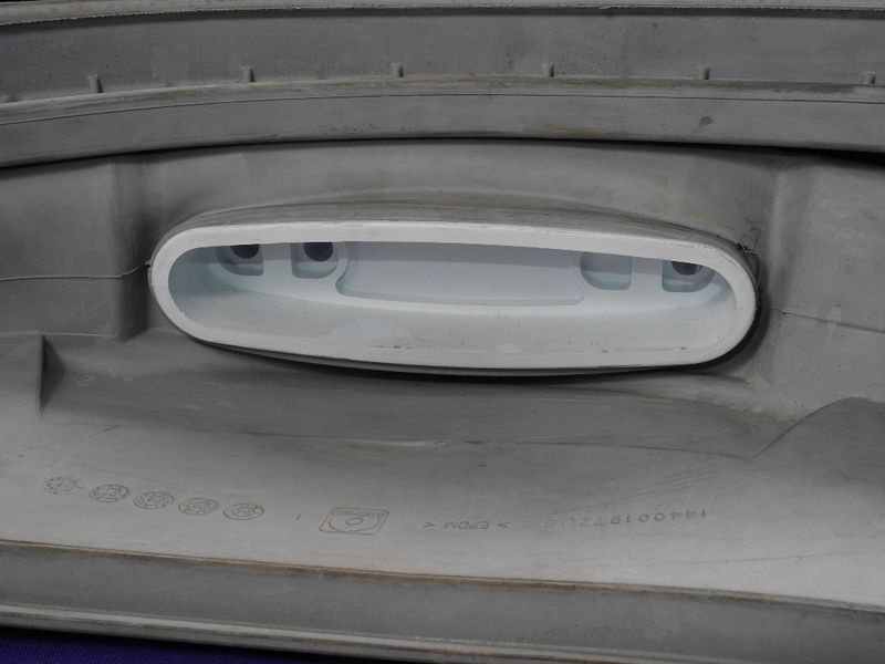 Зображення Гума люка для пральних машин Ariston/Indesit (C00115100) 115100, зовнішній вигляд та деталі продукту