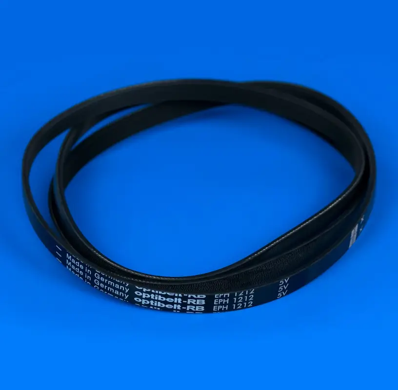 Зображення Ремінь для пральної машини Optibelt чорний (1212 H6 EL) 1212 H6 EL, зовнішній вигляд та деталі продукту