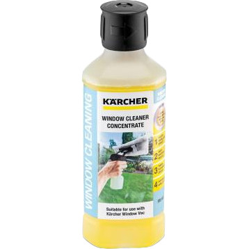 Изображение Жидкое средство для уборки Karcher Концентрат для мойки стекол RM 503, 0,5 л Karcher (6.295-840.0) 6.295-840.0, внешний вид и детали продукта