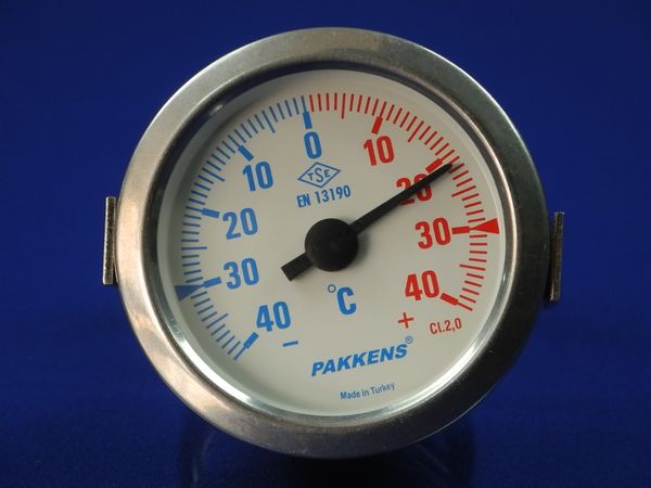 Зображення Термометр капілярний PAKKENS D=60 мм, капіляр довжиною 2 м, темп. -40 - + 40 °C 60/24040, зовнішній вигляд та деталі продукту