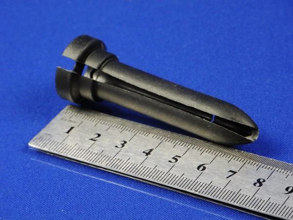 Изображение Стопор (палец) черный универсальный пластиковый амортизатора D=13,5 мм. 4774FR3118B-1, внешний вид и детали продукта