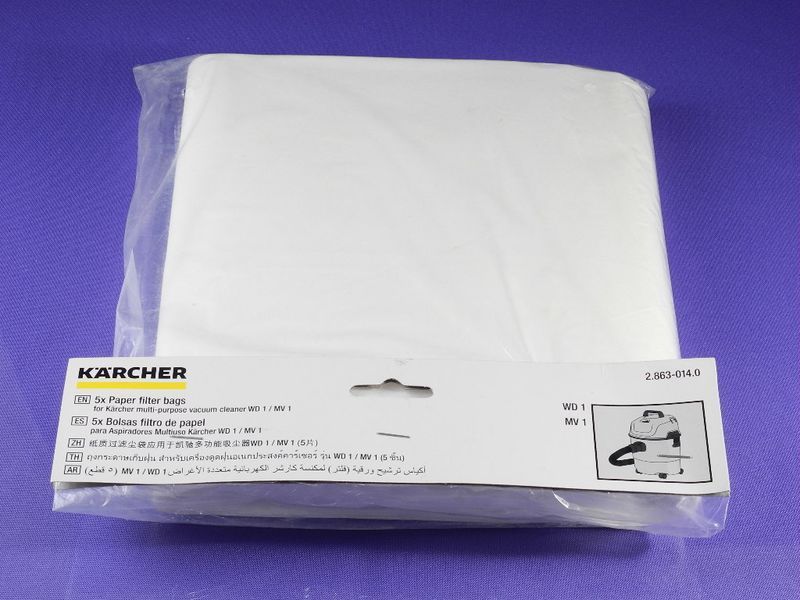 Vacuum cleaner bag set for Karcher MV1 and WD1 (2.863-014.0)