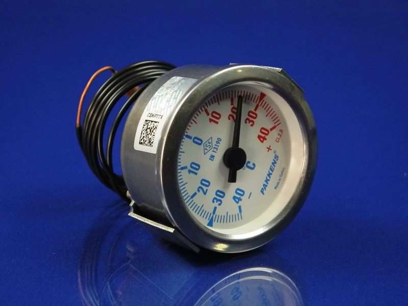 Зображення Термометр капілярний PAKKENS D=60 мм, капіляр довжиною 2 м, темп. -40 - + 40 °C 60/24040, зовнішній вигляд та деталі продукту