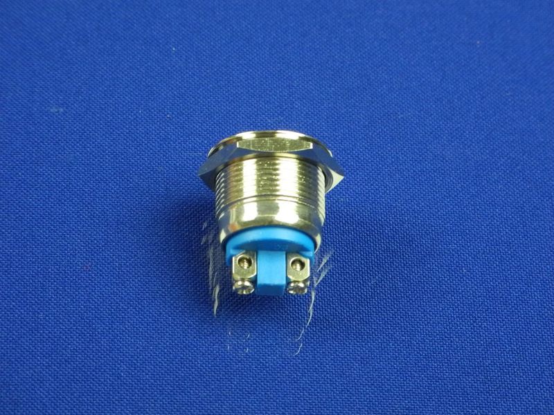 Зображення Кнопка металева антивандальна з підсвічуванням D=19 мм. (для ліфта, домофона тощо) P2-0115, зовнішній вигляд та деталі продукту