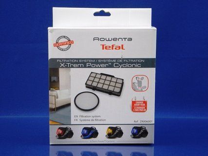 HEPA13 filter set for Rowenta vacuum cleaners RO6941, RO6984, X-Trem Power Cyclonic (ZR006001)
