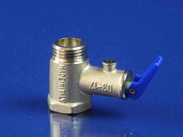 Зображення Запобіжний клапан для бойлера 1/2 з ручкою SKL (WTH901UN) WTH901UN, зовнішній вигляд та деталі продукту