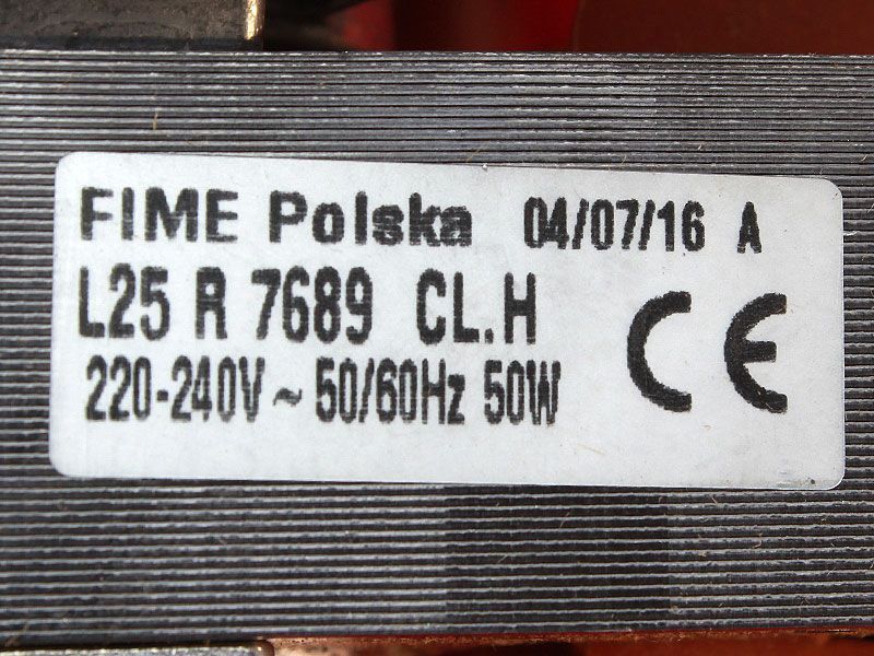 Зображення Вентилятор Fime GR01725 50 Вт для газового котла Junkers Ceraclass/Euroline, Bosch WT/OW/ZW/ZS (8707204038-1) 8707204038-1, зовнішній вигляд та деталі продукту