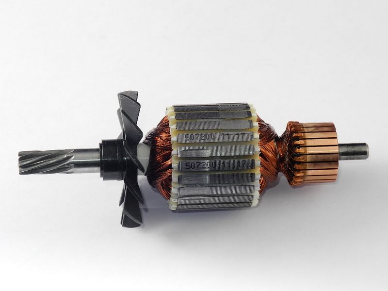 Изображение Якорь (ротор) двигателя для мясорубки Zelmer (189.7200), (793179) 793179, внешний вид и детали продукта